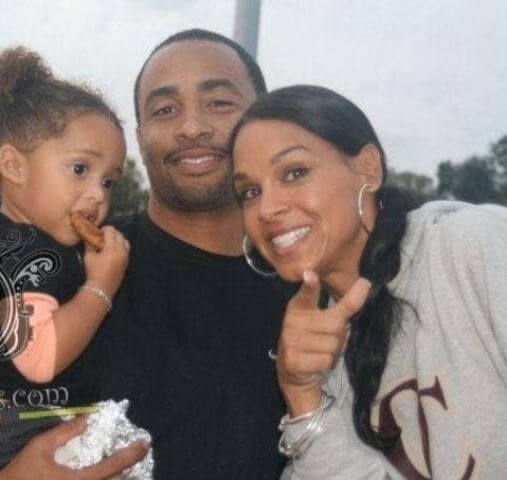 Jodie Fletcher's rumored parents, Terrell Fletcher and Sheree Zampino with an unknown kid.